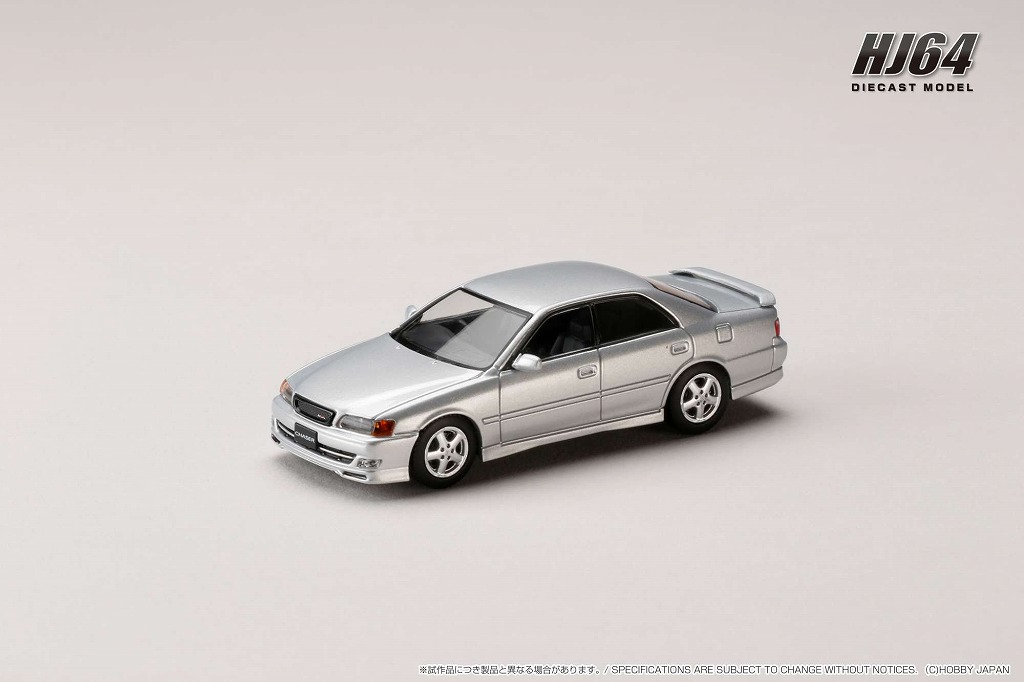 HJ64 1/64 トヨタ チェイサー TOURER V (JZX100) 1998 / Mesh Front Grill シルバーメタリック