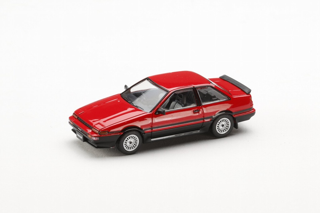 <予約 2027年2月以降発売予定> HOBBY JAPAN 1/64 トヨタスプリンタートレノ GT APEX (AE86) 2 DOOR 後期型 レッド/ブラック