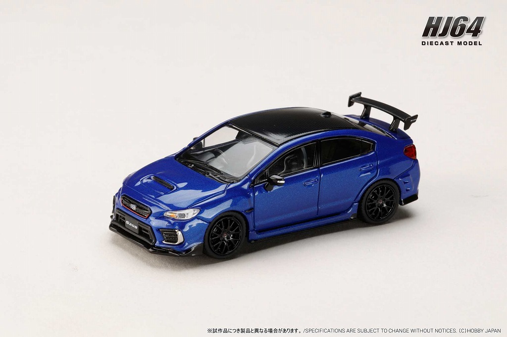 HJ64 1/64 スバル S208 NBR チャレンジ パッケージ WR ブルー パール