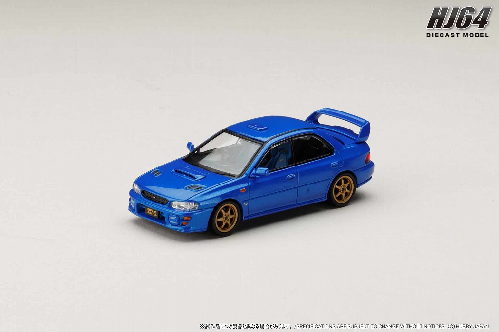 <予約 2026/11月発売予定> HJ64 164 SUBARU IMPREZA WRX Type RA Sti ver.VI Limited 1999