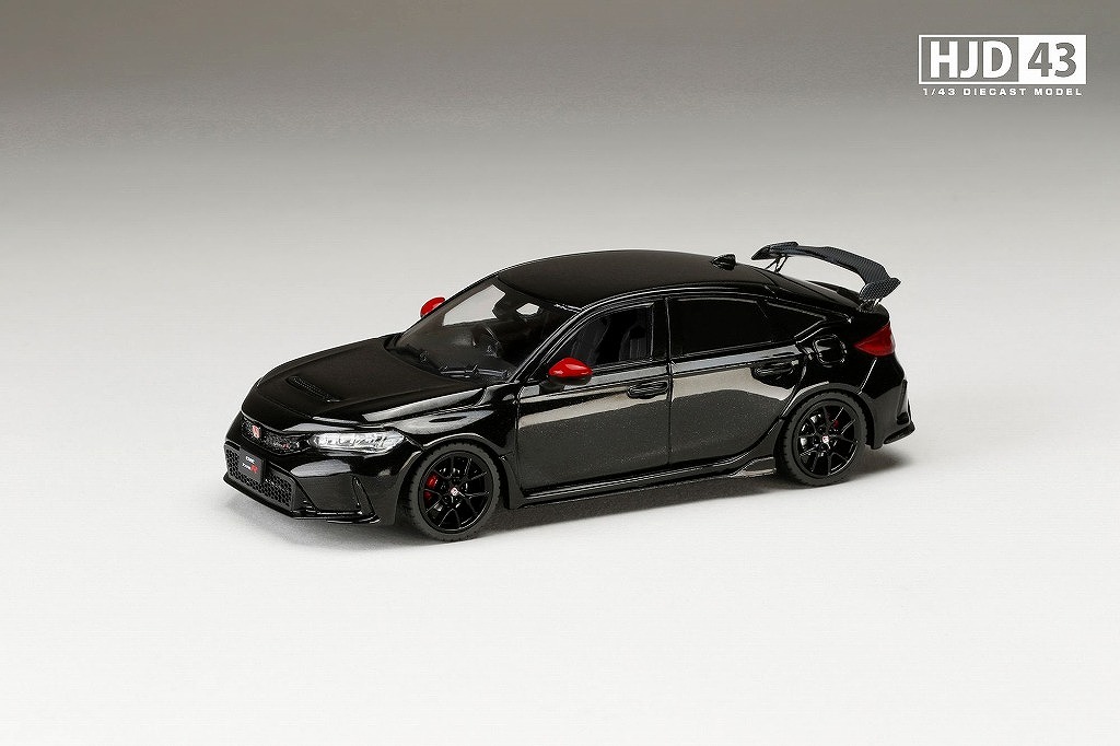 HJD43 1/43 ホンダ シビック TYPE R (FL5) RACING BLACK Package 純正オプション装着車 クリスタルブラックパール