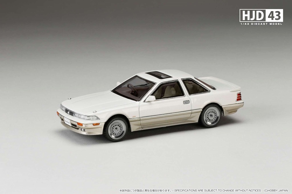 HJ43 1/43 トヨタ ソアラ 3000 TWINCAM 24 GT-LIMITED (MZ20) カスタムバージョン クリスタルホワイトトーニング II