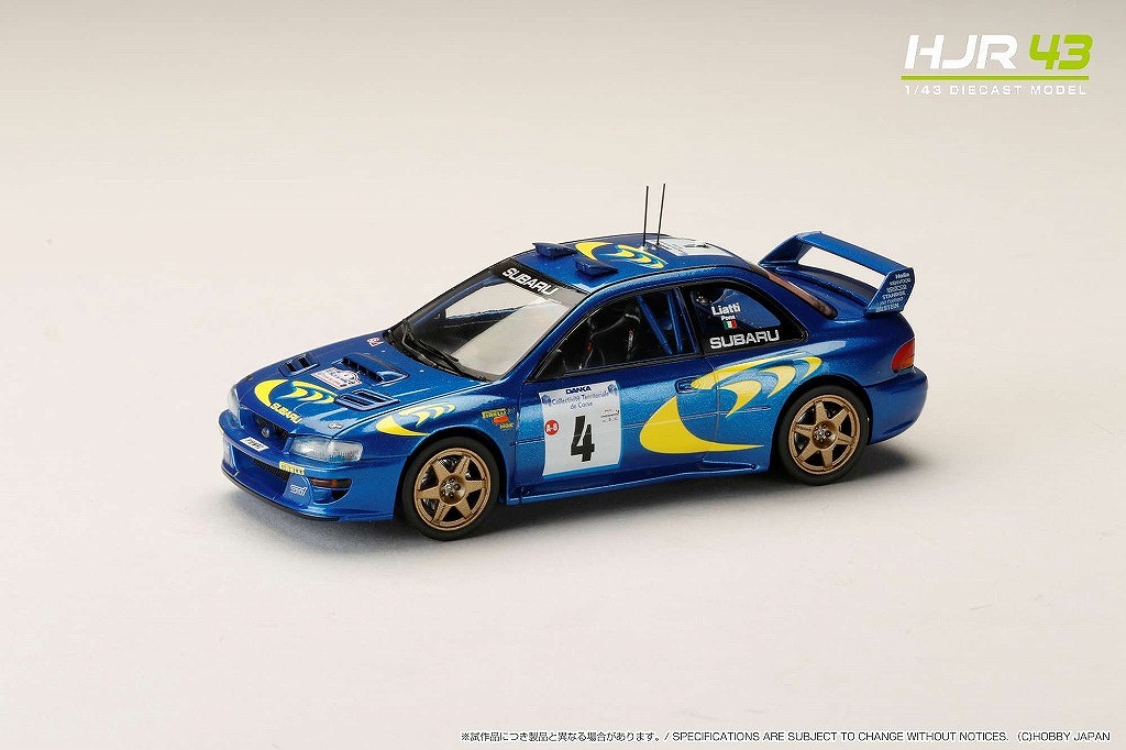 HJR43 1/43 スバル インプレッサ ツール・ド・コルス 1997 #4