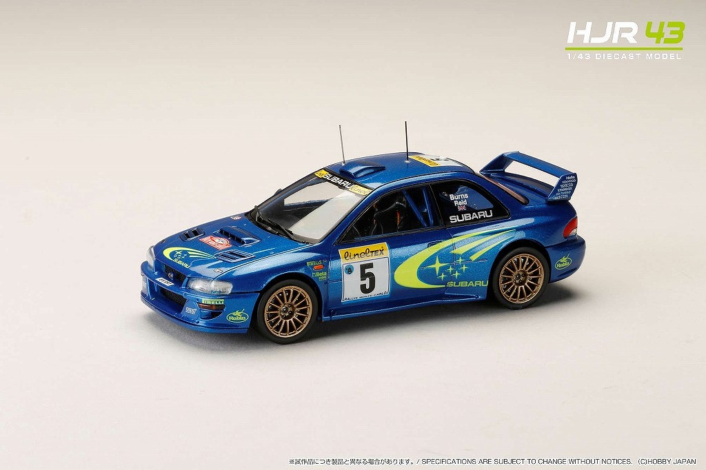 HJR43 1/43 スバル インプレッサ モンテカルロ 1999 #5