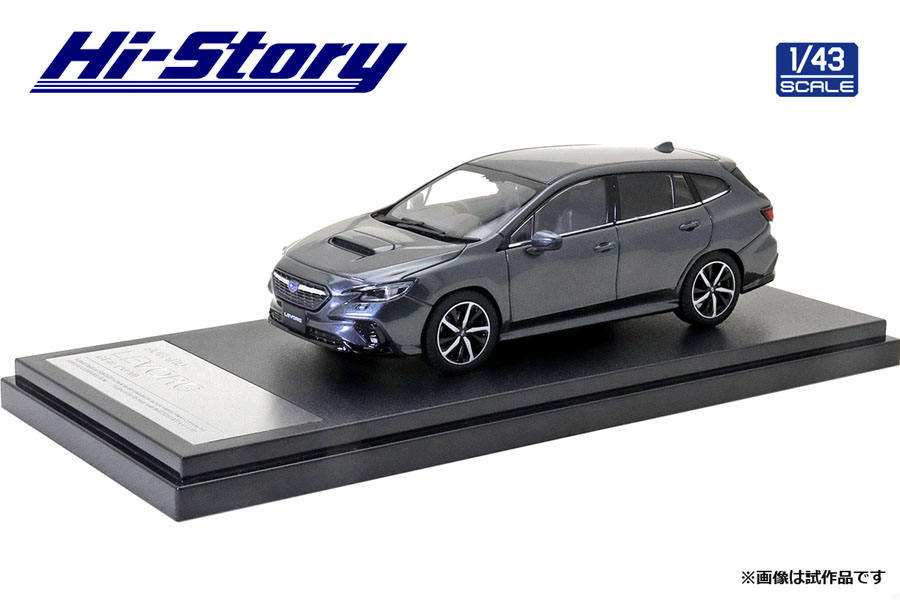 Hi-Story 1/43 SUBARU LEVORG GT-H (2020) マグネタイトグレー・メタリック