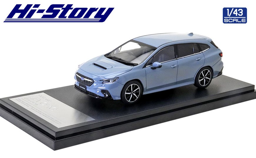 Hi-Story 1/43 SUBARU LEVORG GT-H (2020) クールグレーカーキ (ダイキャスト製)