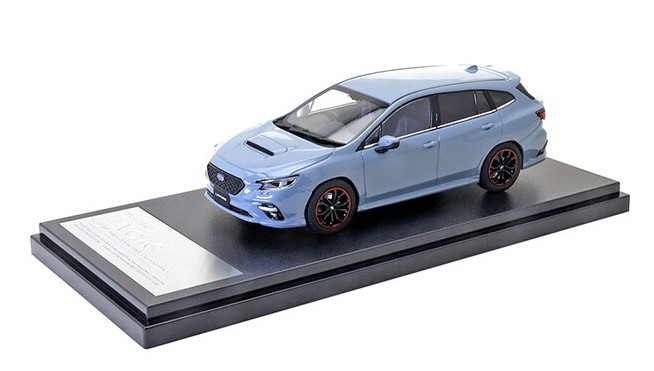 Hi-Story 1/43 SUBARU LEVORG (2020) スポーツスタイルアクセサリー（クールグレーカーキ） (ダイキャスト製)