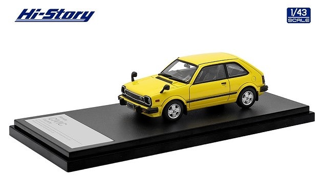 Hi-Story 1/43 Honda CIVIC CX (1979) イエロー