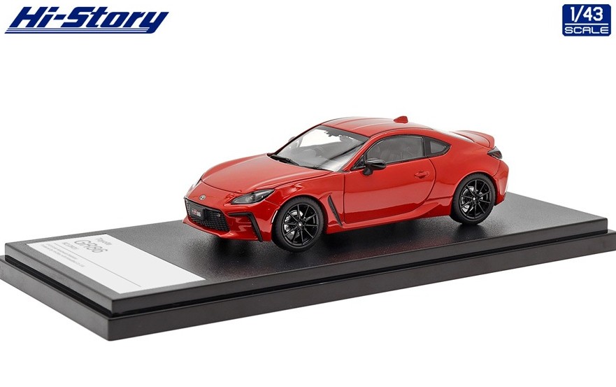 Hi-Story 1/43 Toyota GR86 RZ (2021) スパークレッド (ダイキャスト製)