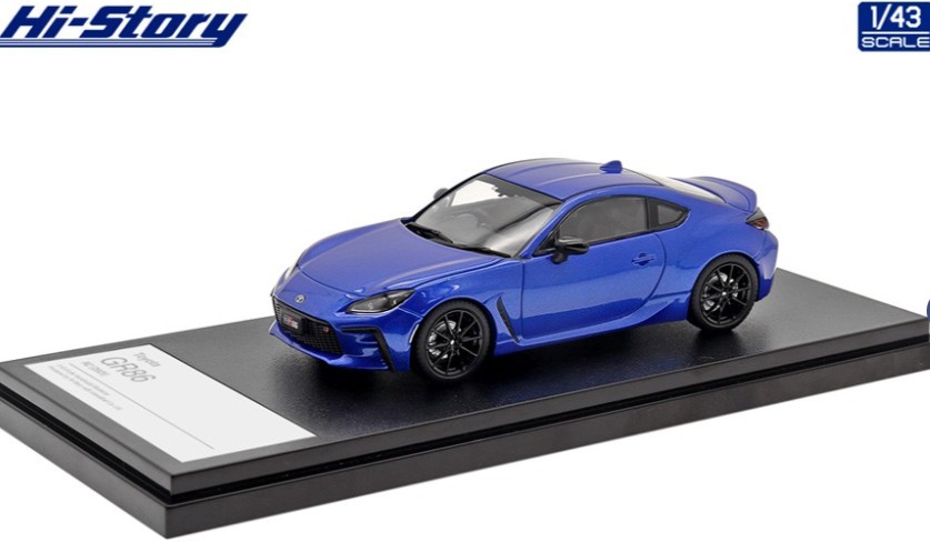 Hi-Story 1/43 Toyota GR86 RZ (2021) サファイアブルー (ダイキャスト製)