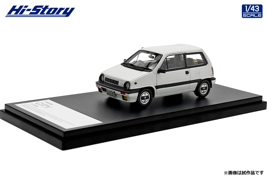 Hi-Story 1/43 Honda CITY R (1985)クリークホワイト