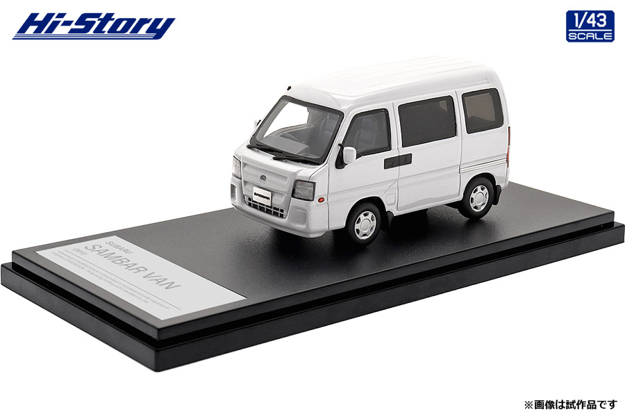 Hi-Story 1/43 Subaru SAMBAR 4WD 1980 White HS340WH Resin