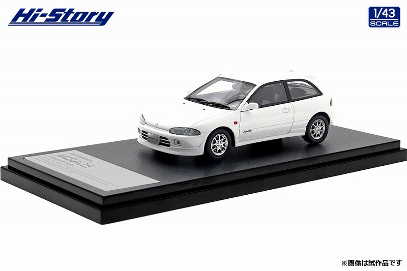 Hi-Story 1/43 MITSUBISHI MIRAGE CYBORG-R (1992) スコーティアホワイト