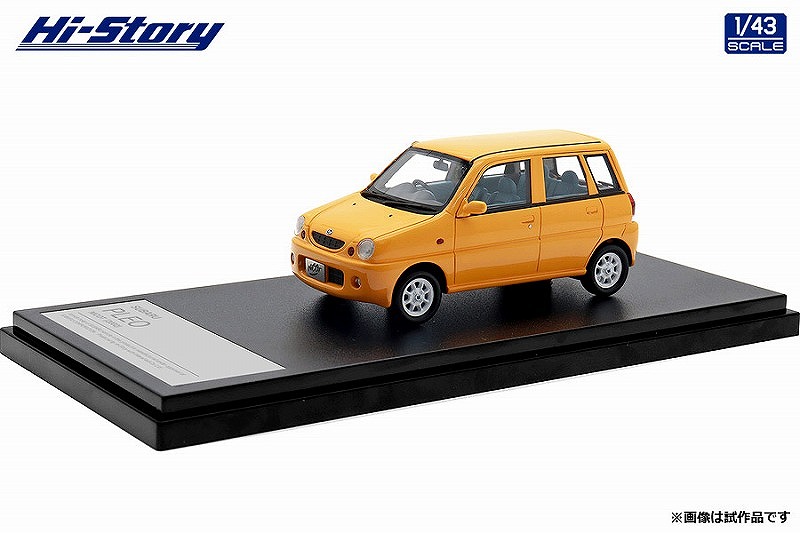 Hi-Story 1/43 SUBARU PLEO NICOT (2002) 　マンダリンイエロー