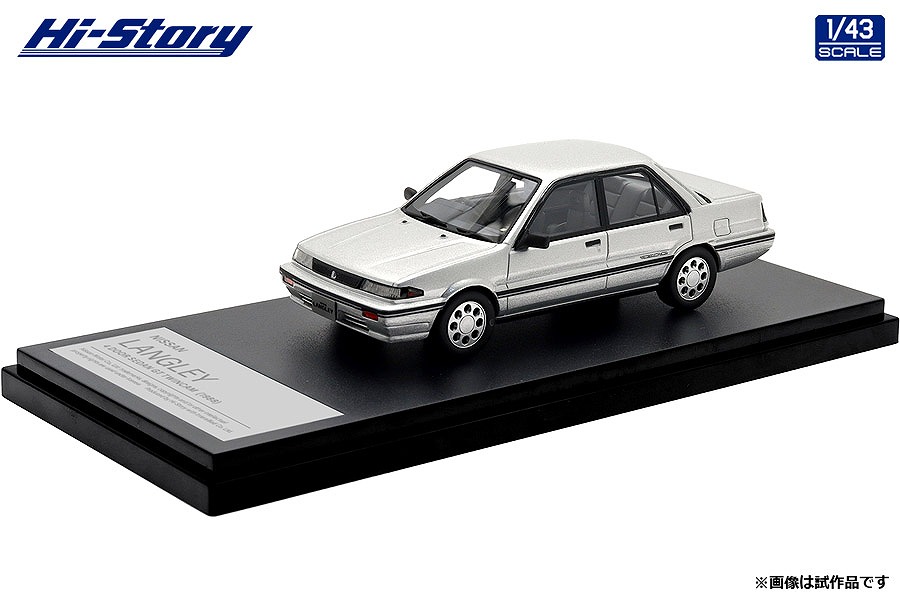 Hi-Story 1/43 NISSAN LANGLEY 4 DOOR SEDAN GT TWINCAM (1988)  シルバーメタリック