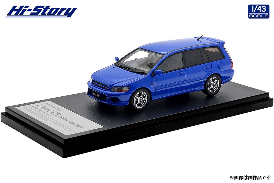 Hi-Story 1/43 MITSUBISHI LANCER CEDIA WAGON Ralliart Edition (2001)フレンチブルー