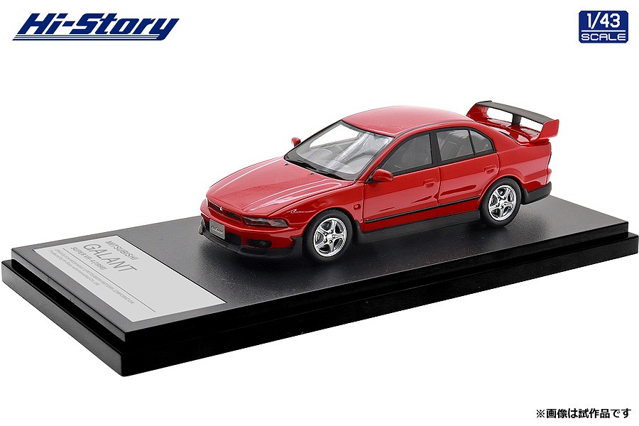 Hi-Story 1/43 MITSUBISHI GALANT SUPER VR-4 (1998) パルマーレッド