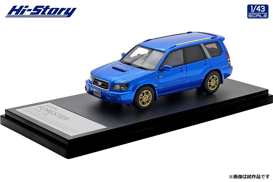 Hi-Story 1/43 SUBARU FORESTER XT WR-Limited (2004)  WRブルー マイカ