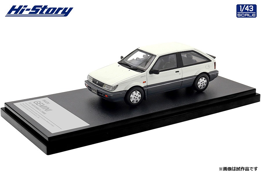 <予約 2026/10月発売予定> Hi-Story 1/43 ISUZU GEMINI CC HATCHBACK (1989) ピュアホワイト