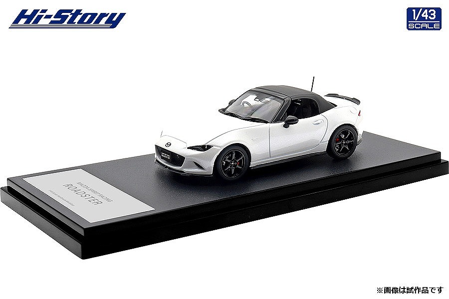 Hi-Story 1/43 MAZDA SPIRIT RACING ROADSTER (2025) スノーフレイクホワイトパールマイカ