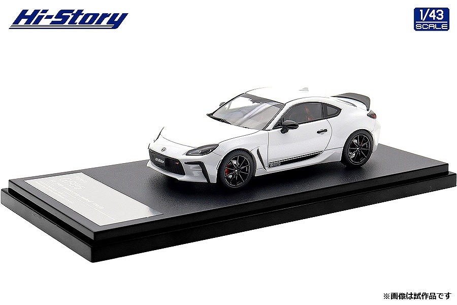 Hi-Story 1/43 Toyota GR86 特別仕様車 RZ "40th Anniversary Limited" (2023) クリスタルホワイトパール