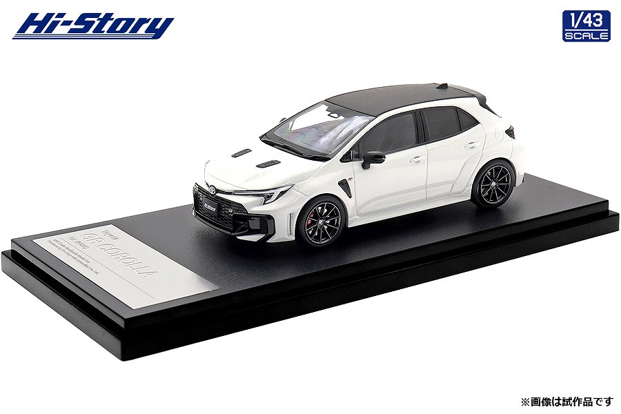 Hi-Story 1/43 Toyota GR COROLLA RZ (2025) スーパーホワイトII （ダイキャストモデル）