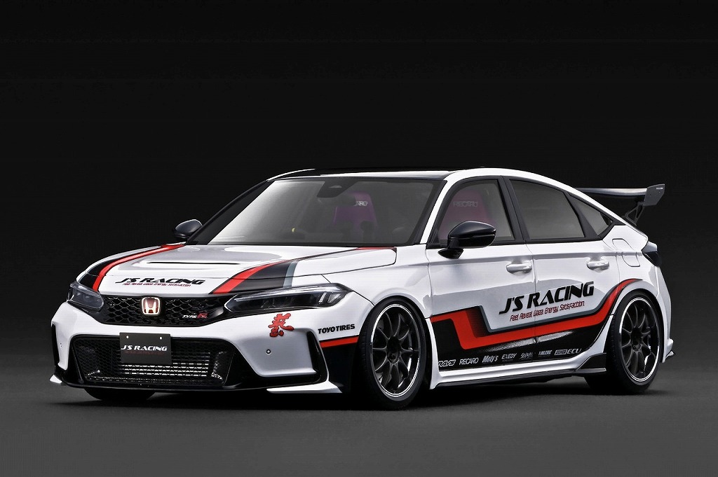 <予約 2027/1月発売予定> Ignition model 1/18 Honda Civic Type-R J'S Racing (FL5) White 
