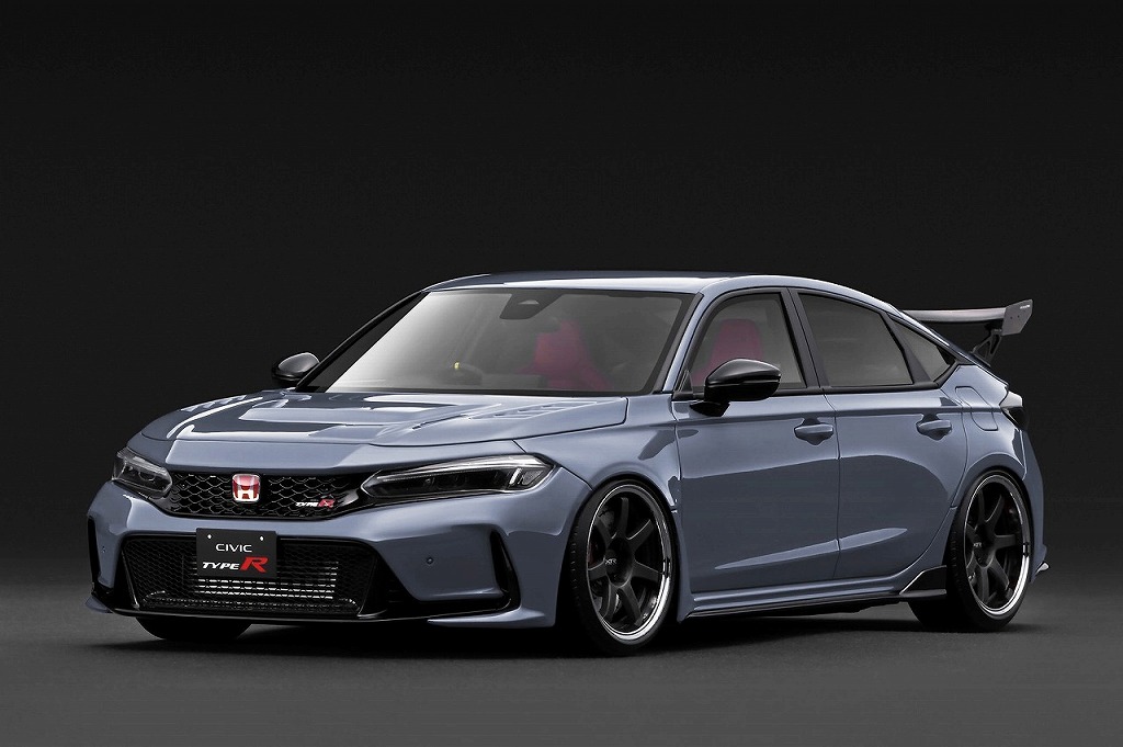 <予約 2027/2月発売予定> Ignition model 1/18 Honda Civic Type-R J'S Racing (FL5) Gray 