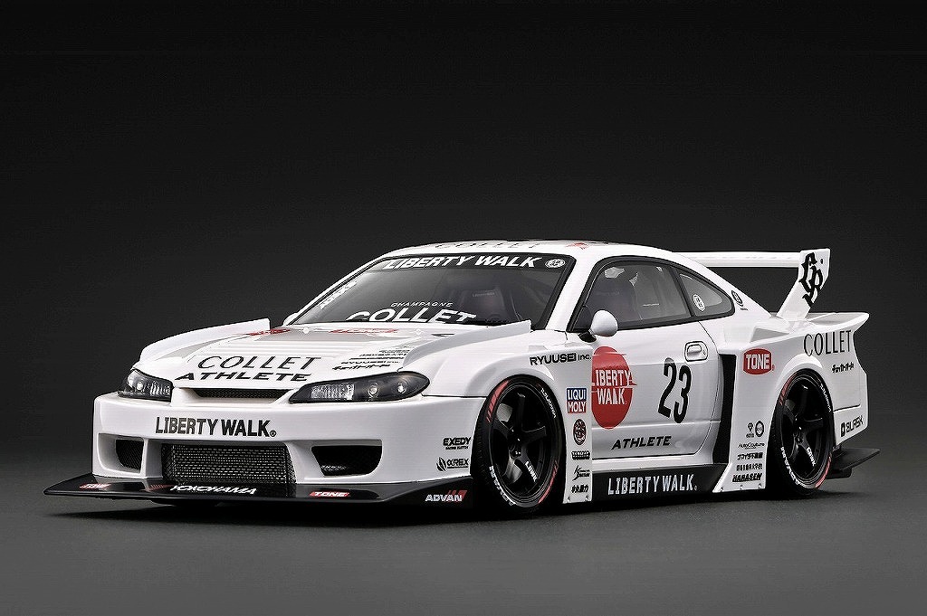 <予約 2027/3月発売予定> Ignition model 1/18 LB-Super Silhouette S15 SILVIA White