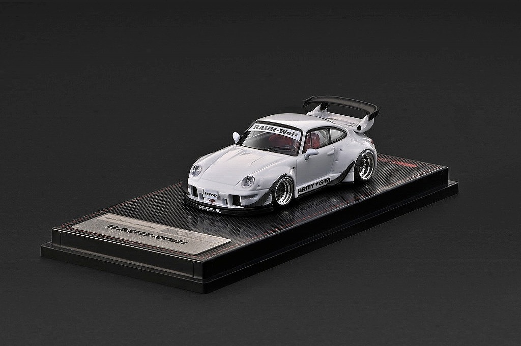 <予約 2027/2月発売予定> Ignition model 1/64 RWB 993 White Metallic