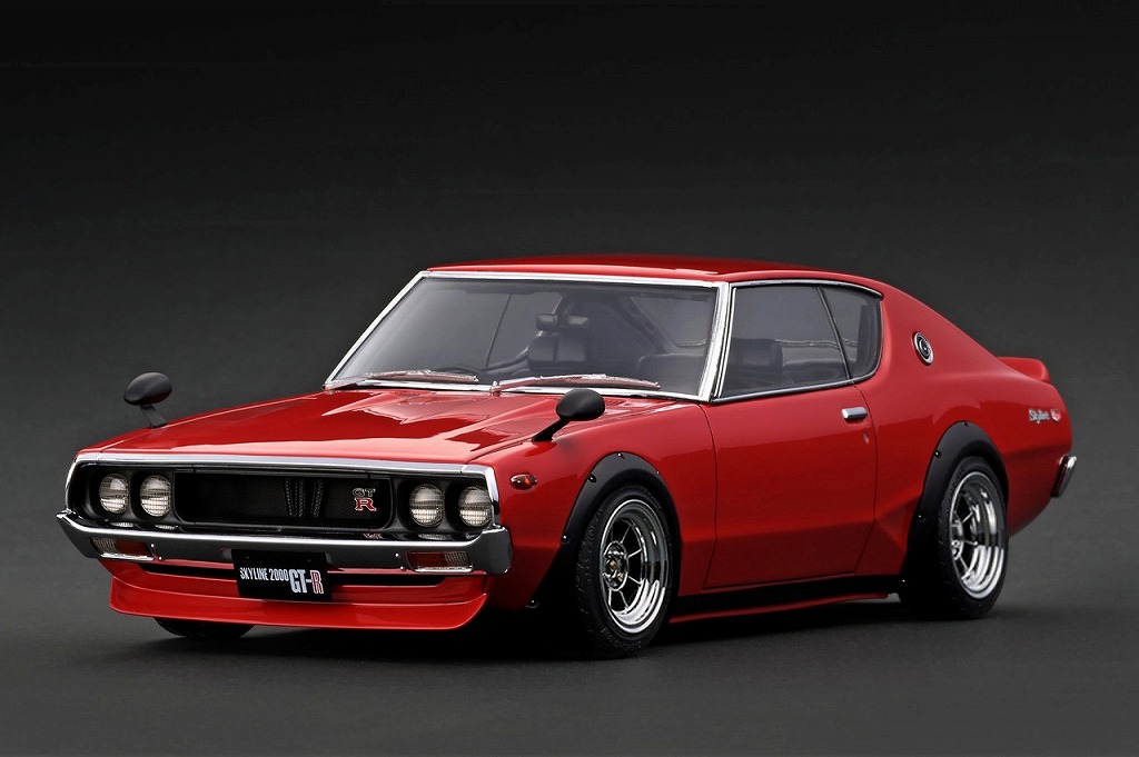 <予約 2027/5月発売予定> Ignition model 1/18 Nissan Skyline 2000 GT-R (KPGC110) Red