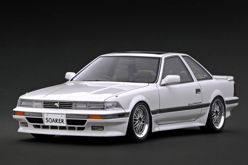 <予約 2027/6月発売予定> ignition model 1/18 Toyota SOARER (Z20) 2.0GT-TWIN TURBO L White