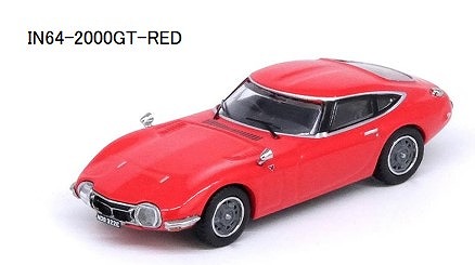 INNO 1/64 Toyota 2000GT ソーラーレッド