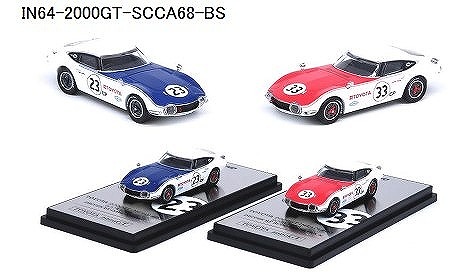 INNO 1/64 Toyota 2000GT #23 & #33 SCCA 1968 Box Set