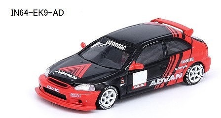 INNO 1/64 Honda シビック Type-R (EK9) "ADVAN" 