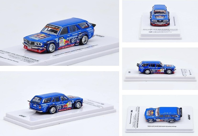 INNO 1/64 Mazda RX3 ステーションワゴン 1976 MAD MIKE TAS2024展示車両