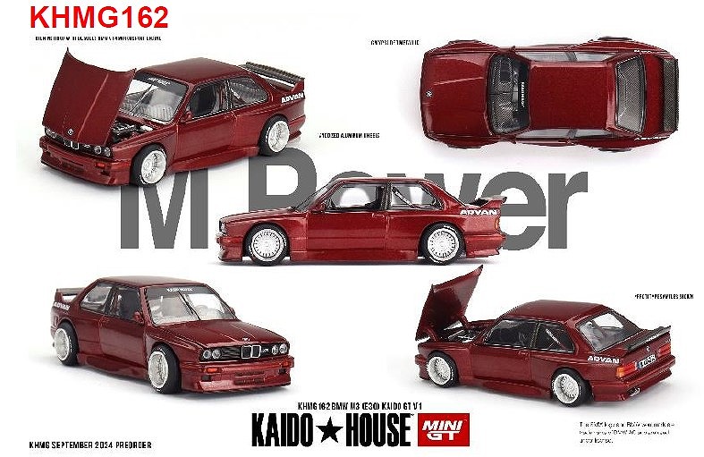 MINI GT 1/64 BMW M3 (E30) Kaido GT V1(左ハンドル)
