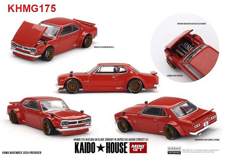MINI GT 1/64 Nissan スカイライン 2000GT-R(KPGC10)Kaido Works
