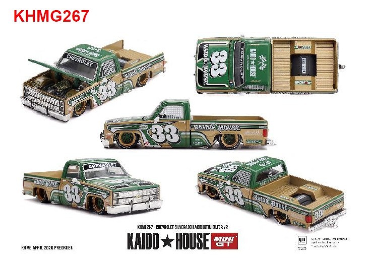MINI GT 1/64 シボレー シルバラード KAIDO Intimidator V2(左ハンドル)