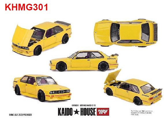 <予約 2026/11月発売予定> MINI GT 1/64 BMW M3 KAIDO GT V3(左ハンドル)