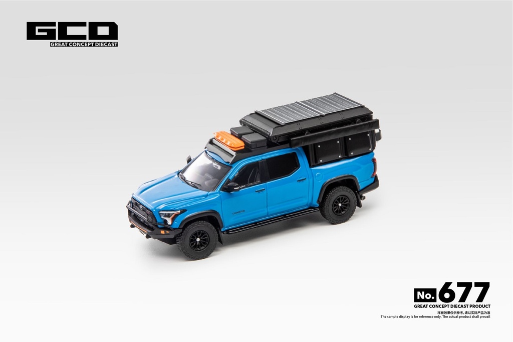 <予約 2027/2月発売予定> GCD 1/64 Toyota Tundra TRD PRO (レトロフィットバージョン) / アクセサリー付 ブルー