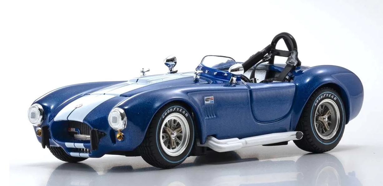 Kyosho 1/43 シェルビー コブラ 427 S/C レーシングスクリーン (ブルー)