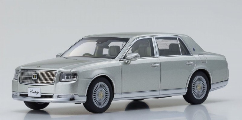 Kyosho 1/43 トヨタ センチュリー (精華 / レイディエントシルバーメタリック)