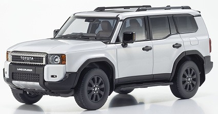 トヨタ ランドクルーザー ミニカー 1/32 スケール ホワイト トヨタ ランドクルーザー ミニカー 1/32 スケール ホワイト