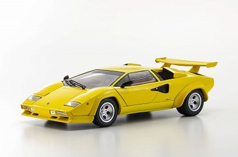 Kyosho 1/18 ランボルギーニ カウンタック LP5000 クアトロヴァルボーレ (イエロー)