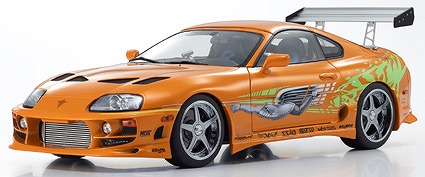 Kyosho 1/18 トヨタ スープラ ターボ 1994 "Fast & Furious" (オレンジパール) （ダイキャストモデル）
