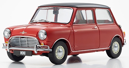 <予約 2027年2月下旬発売予定> KYOSHO 1/18 モーリス ミニ クーパー 1275S (レッド×ブラックルーフ)