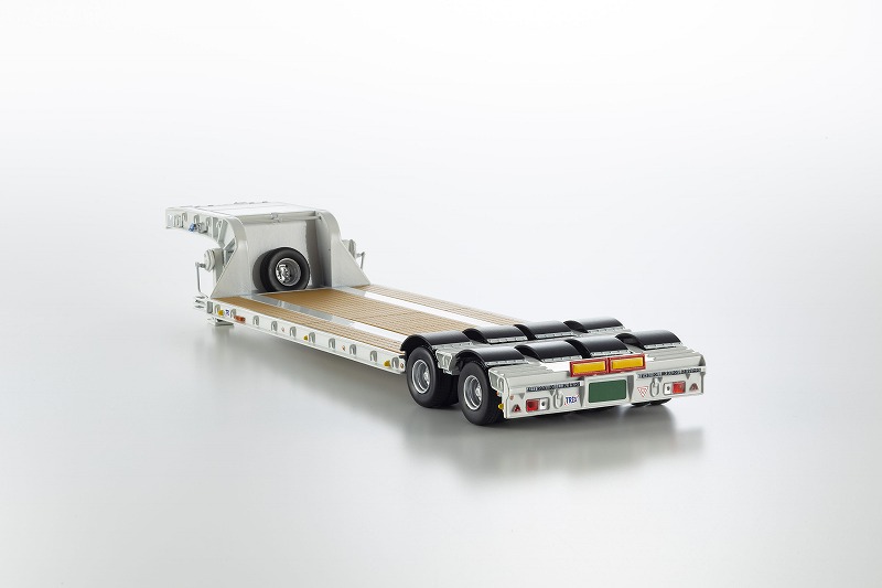 Kyosho 1/43 日本トレクス 重機運搬用セミトレーラ (ホワイト