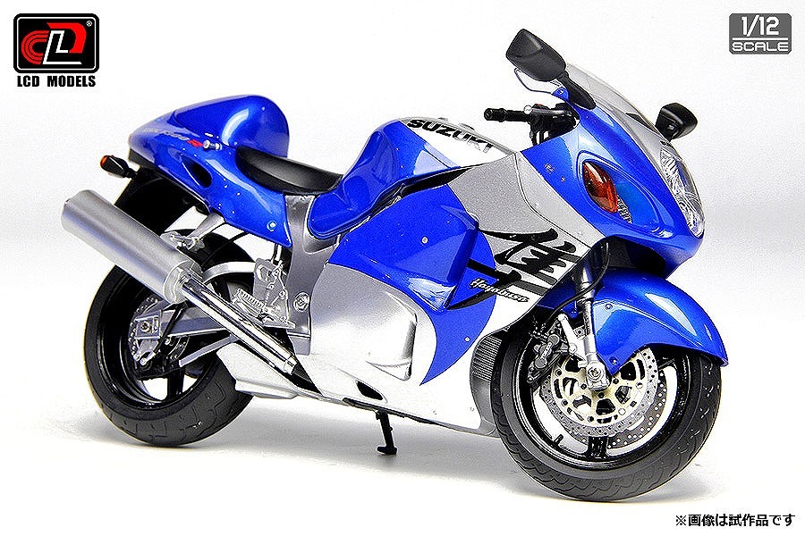 LCD 1/12 Suzuki GSX1300R Hayabusa 2001 (Blue color)