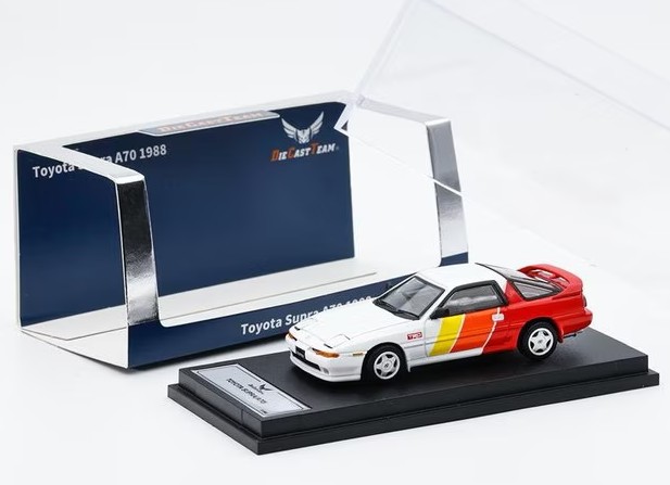 DIECAST TEAM 1/64 Toyota Supra (A70) TRD DECO